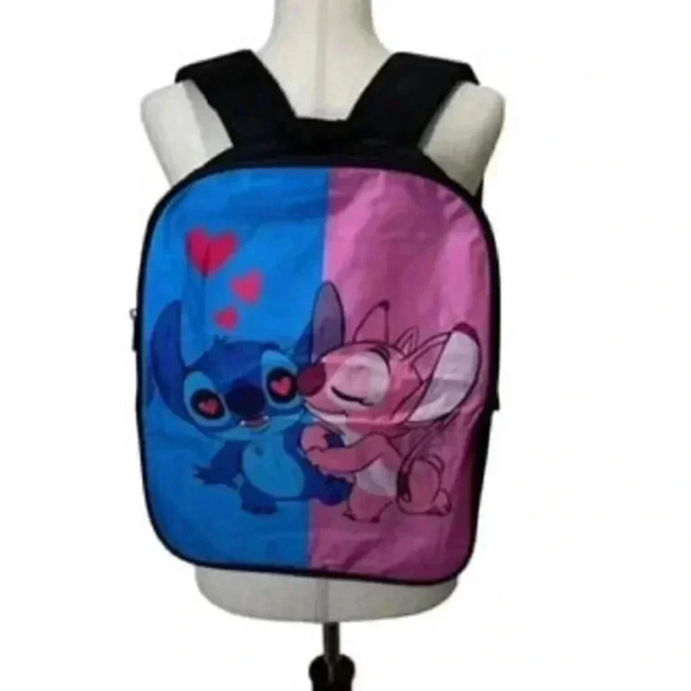 NEW Disney Lilo And Stitch Pink‎ And Blue School Backpack NWT